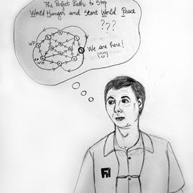 Drawing: Programming, Algorithms and Math Professors' Portraits