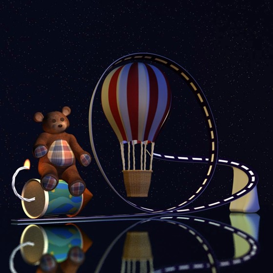 3D Graphics: Teddy's Dream Project
